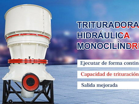 Trituradora de cono hidráulica monocilíndrica