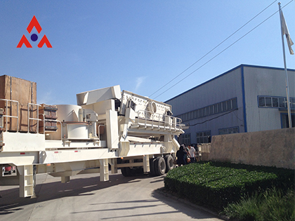 Planta móvil de VSI trituración serie PC