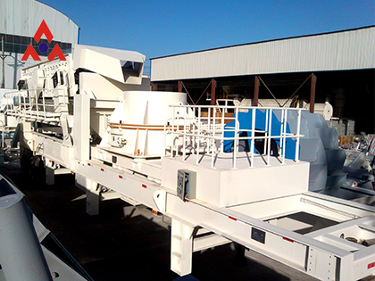 Planta móvil de VSI trituración serie PC