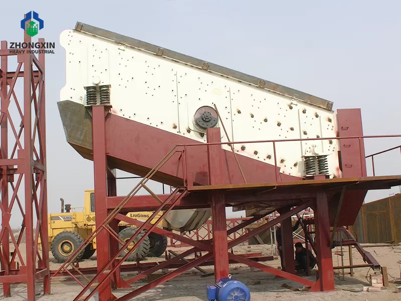 Criba vibratoria YK en línea de clasificación de minerales de alta capacidad