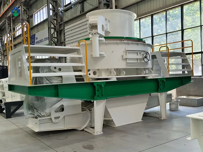 maquina fabricadora de arena vsi ensamblada en taller de fabrica