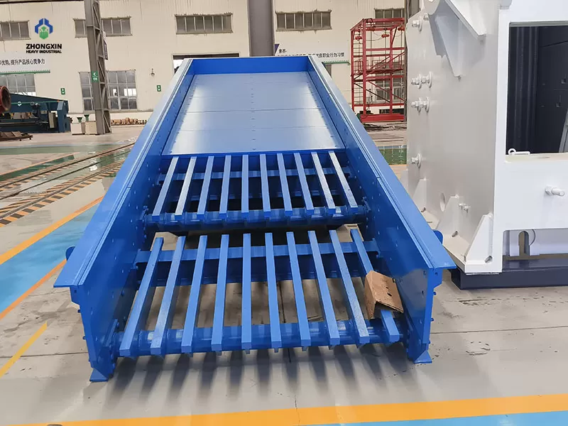 Máquina alimentadora ZSWT terminada lista para instalación