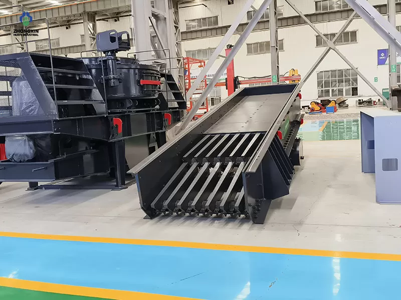 Alimentador vibratorio ZSWT industrial para cantera y minería