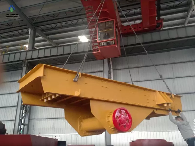 alimentador vibratorio zsw cargado para exportacion a america latina