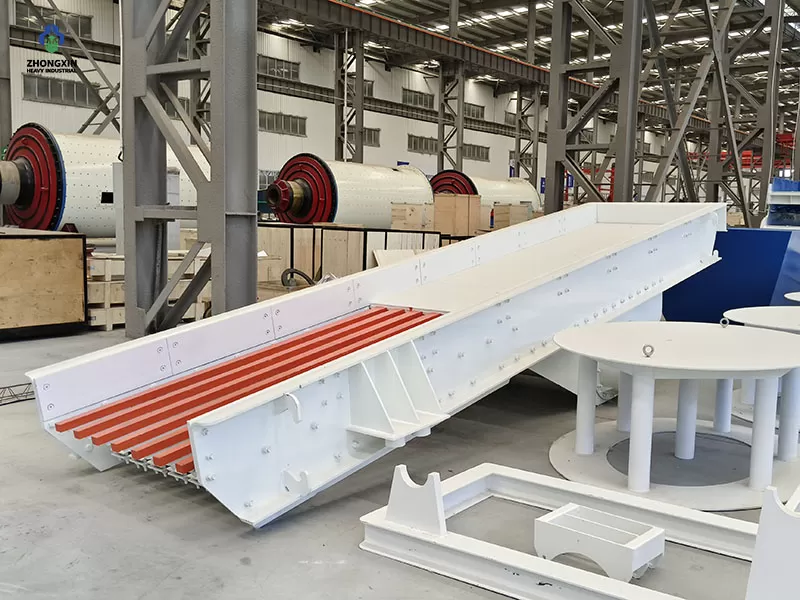 Alimentador vibratorio ZSW fabricado en fábrica para planta de trituración