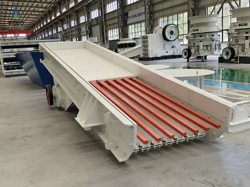 Alimentador vibratorio ZSW de alta capacidad para alimentación de piedra