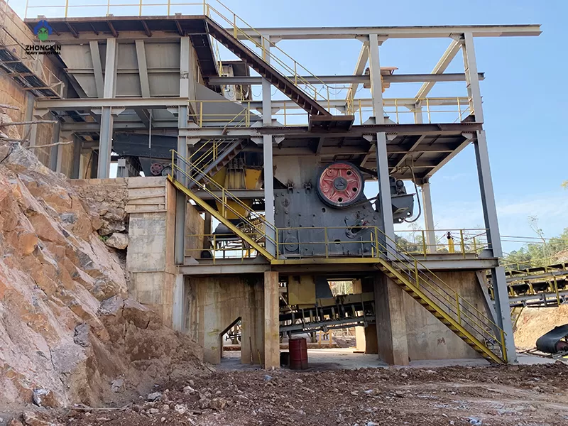 alimentador vibratorio zsw en linea de procesamiento de mineral
