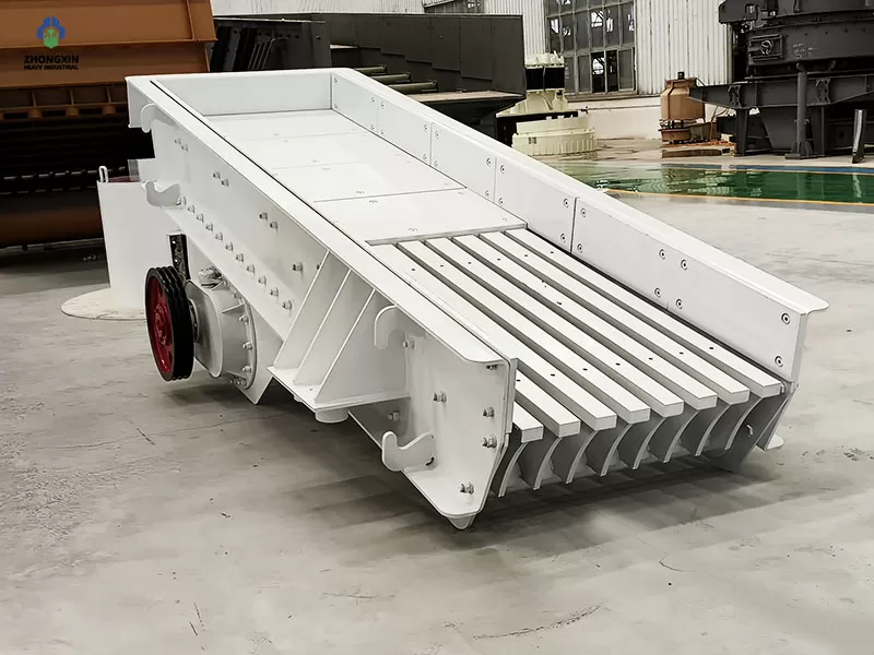 Alimentador vibratorio ZSW industrial fabricado por fabricante profesional