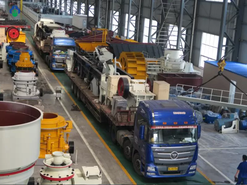 Carga de planta móvil de trituradora de cono sobre neumáticos para exportación