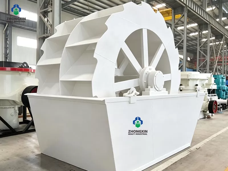 Lavadora de arena industrial para separación de impurezas