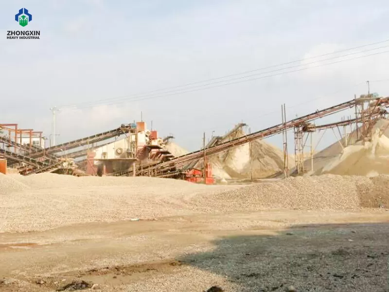 Planta de Chancado de Granito de 350 TPH en Perú