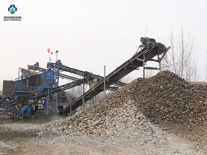 Planta de Chancado de Canto Rodado de 250 TPH