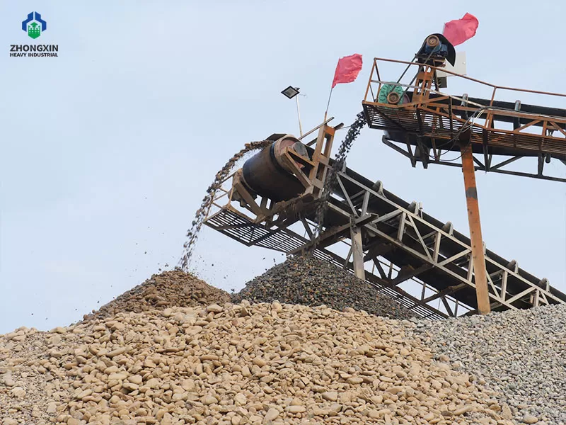 Planta de Chancado de Canto Rodado de 250 TPH