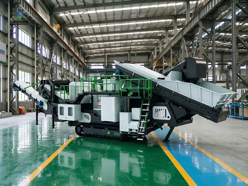 Planta Móvil de Fabricación de Arena sobre Oruga