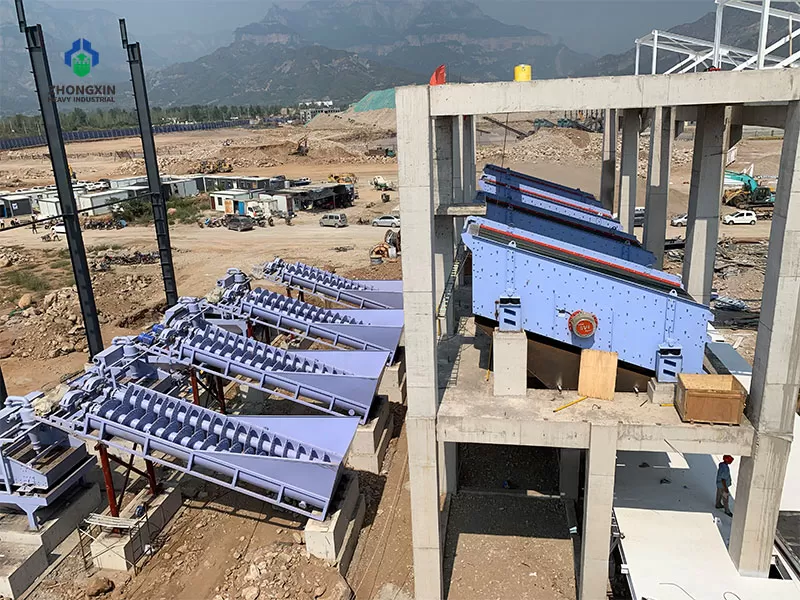 Máquina lavadora de arena XL de alta eficiencia en fábrica
