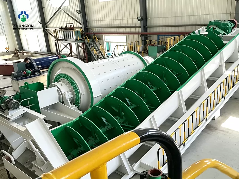 Circuito de molienda y clasificacion espiral en planta concentradora de cobre