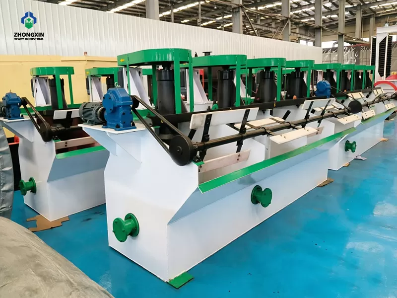 Celdas de flotación de mineral de oro y plata listas para exportación