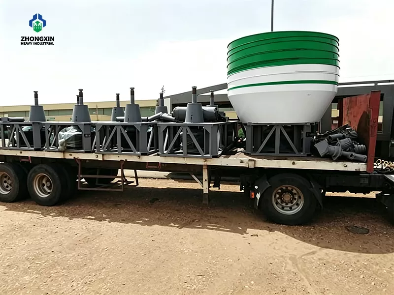 Máquina de molienda de oro enviada desde fábrica minera