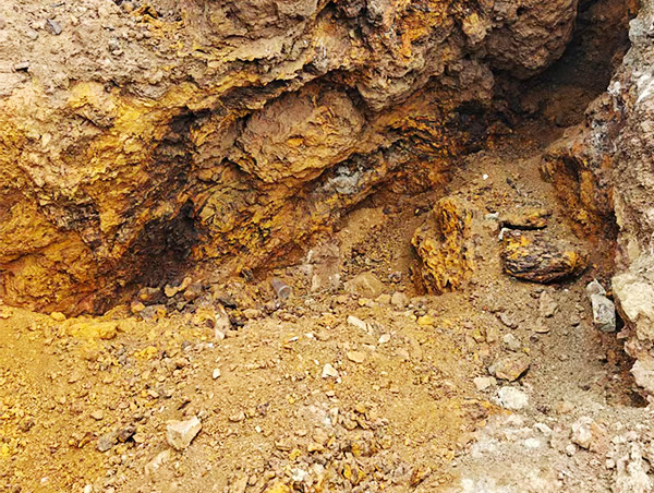 Mineral de oro