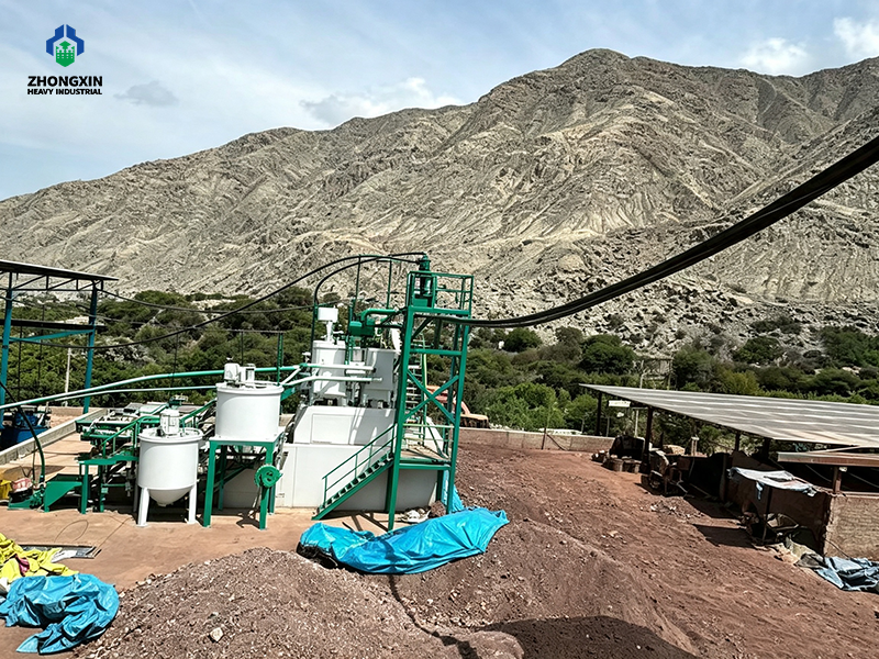Planta de procesamiento de mineral de cobre oxidado para extracción y recuperación de cobre