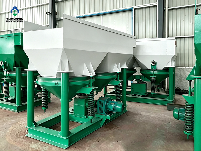 Máquina Jig Concentrator para separación por gravedad de minerales en fábrica