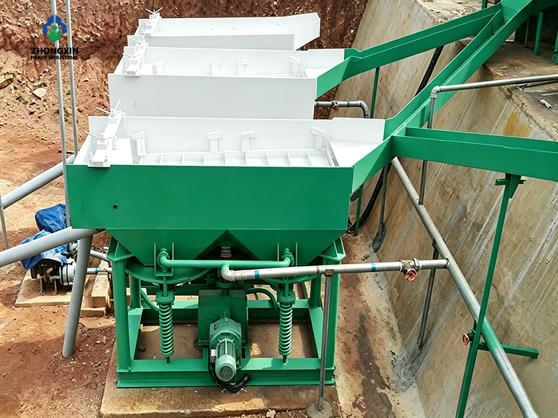 Línea de producción de concentradores Jig para procesamiento de minerales