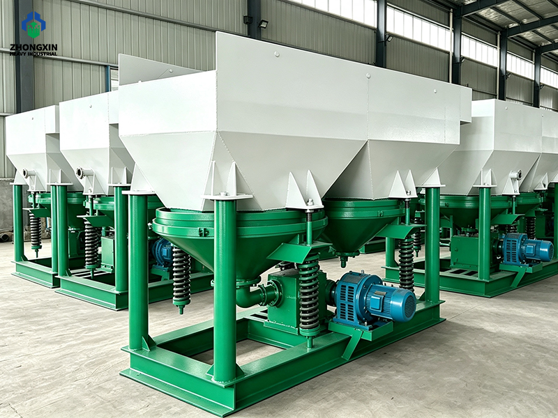 Concentrador Jig para recuperación de oro y minerales pesados en fábrica