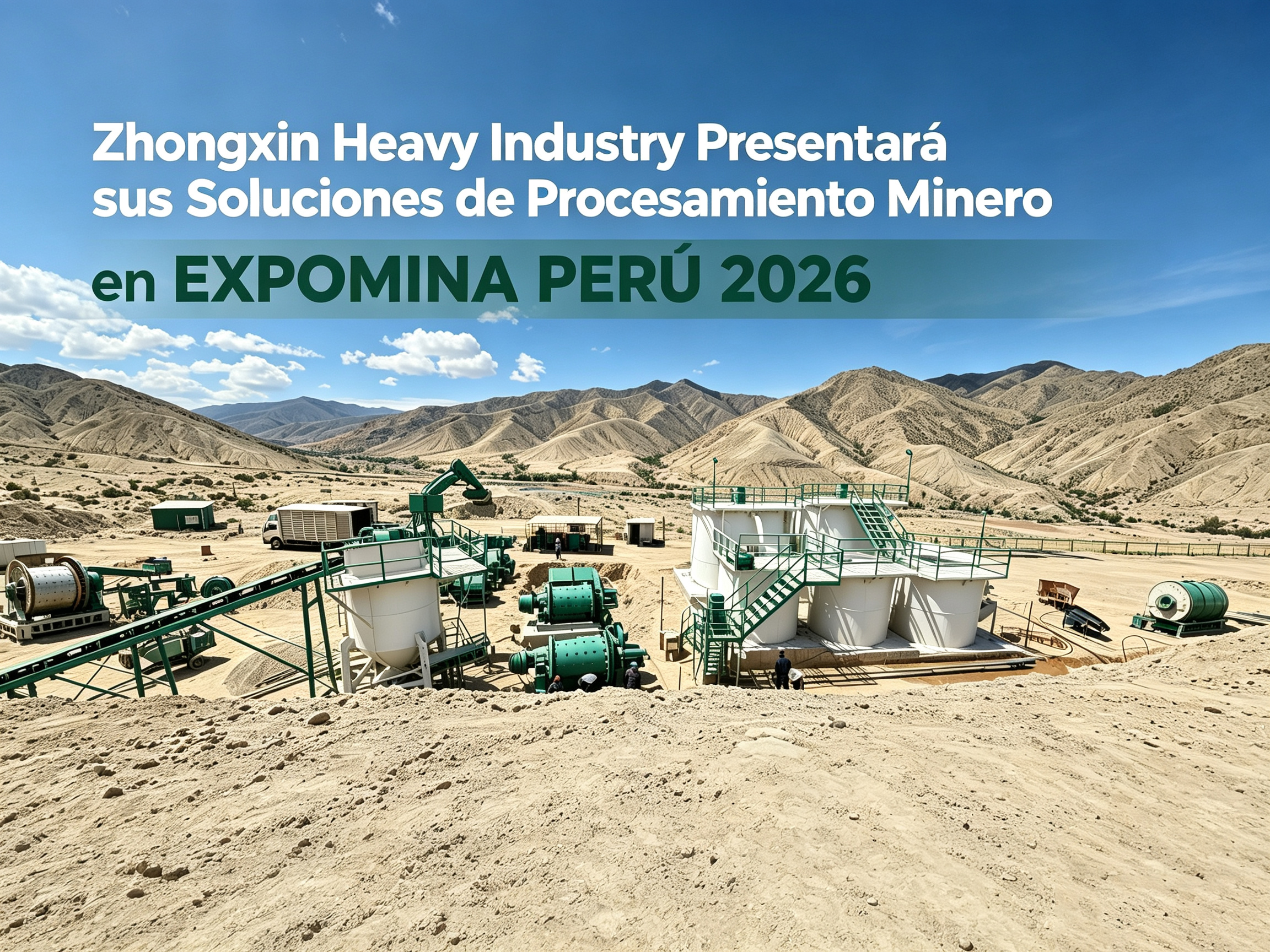 Zhongxin Heavy Industry Presentará sus Soluciones de Procesamiento Minero en EXPOMINA PERÚ 2026