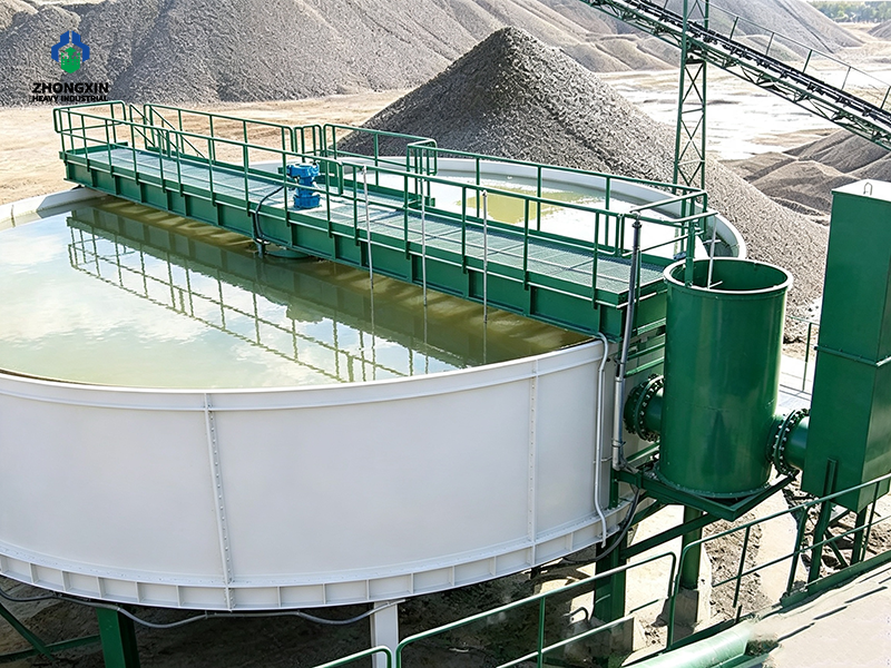 Espesador de minerales para planta de procesamiento de oro