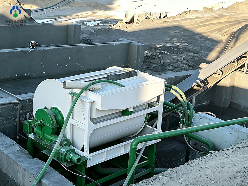 Prueba de rendimiento de campo magnético para separador VPHGMS