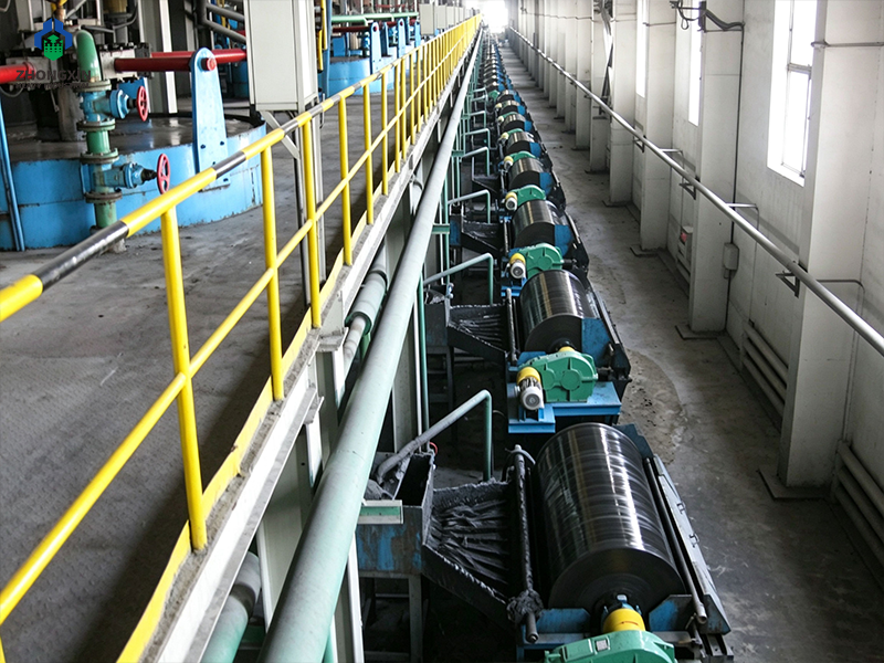 Separador magnético de tambor en húmedo CTS concurrente para separación de minerales gruesos