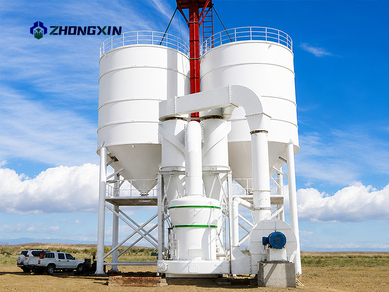 Planta de molienda de dolomita con molino MTM en operación