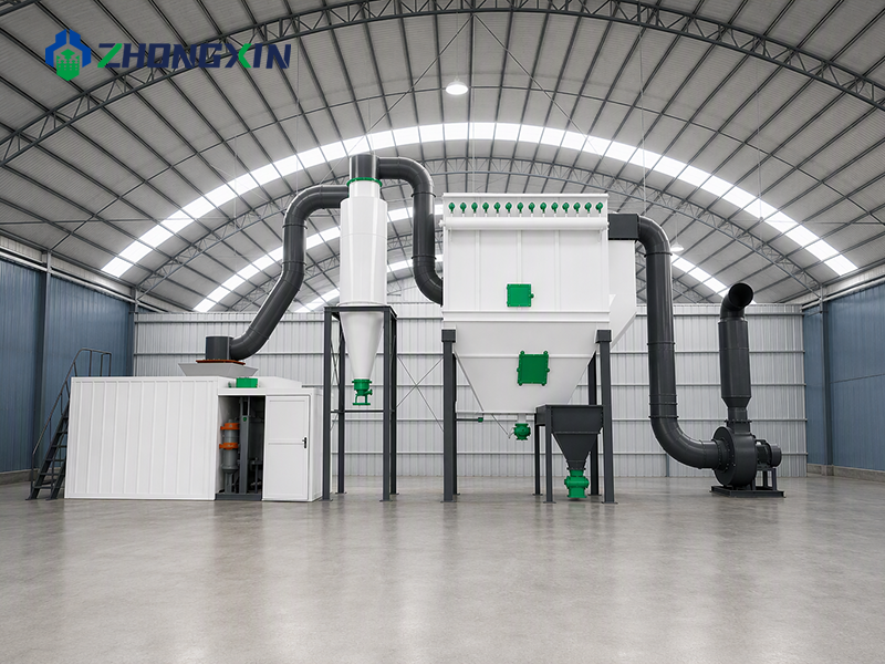 Sala de control de sistema PLC automatizado que gestiona toda la línea de producción de molienda HGM.