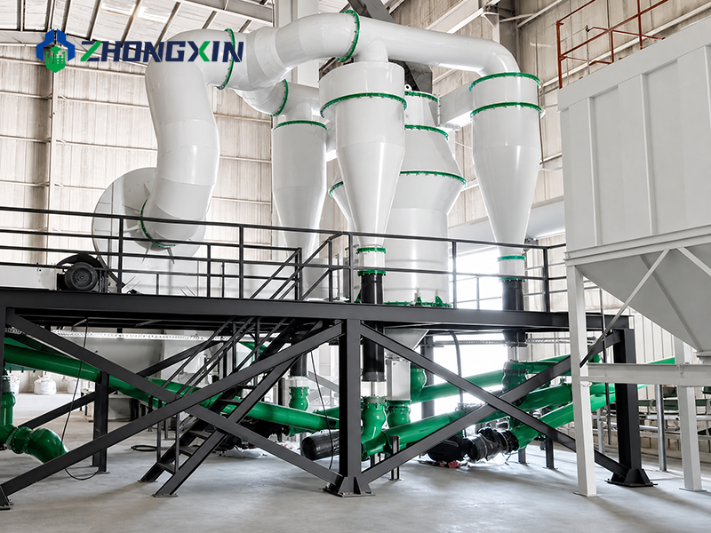 Instalación industrial del clasificador de aire serie TS para procesamiento de minerales