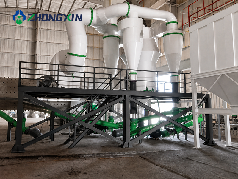 Instalación industrial del clasificador de aire serie TS para procesamiento de minerales