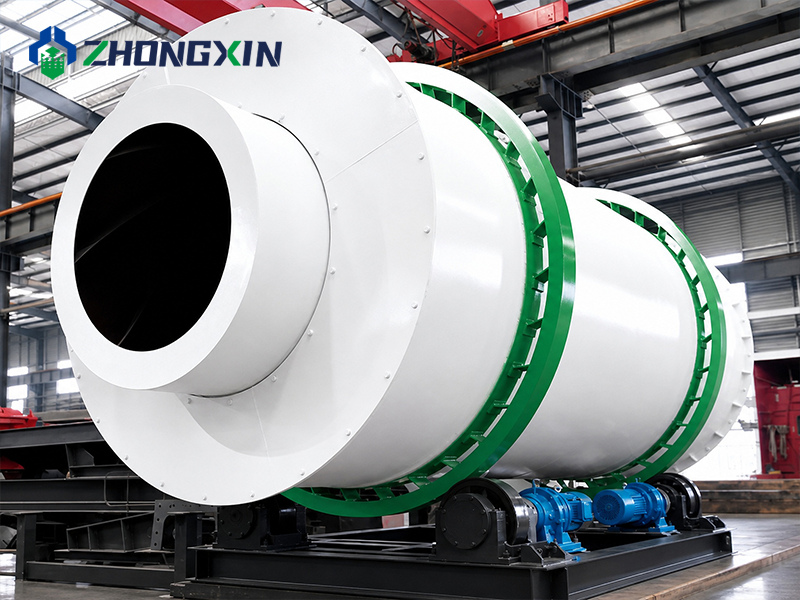 Secador de tres cilindros de zhongxin, vista general del equipo completo